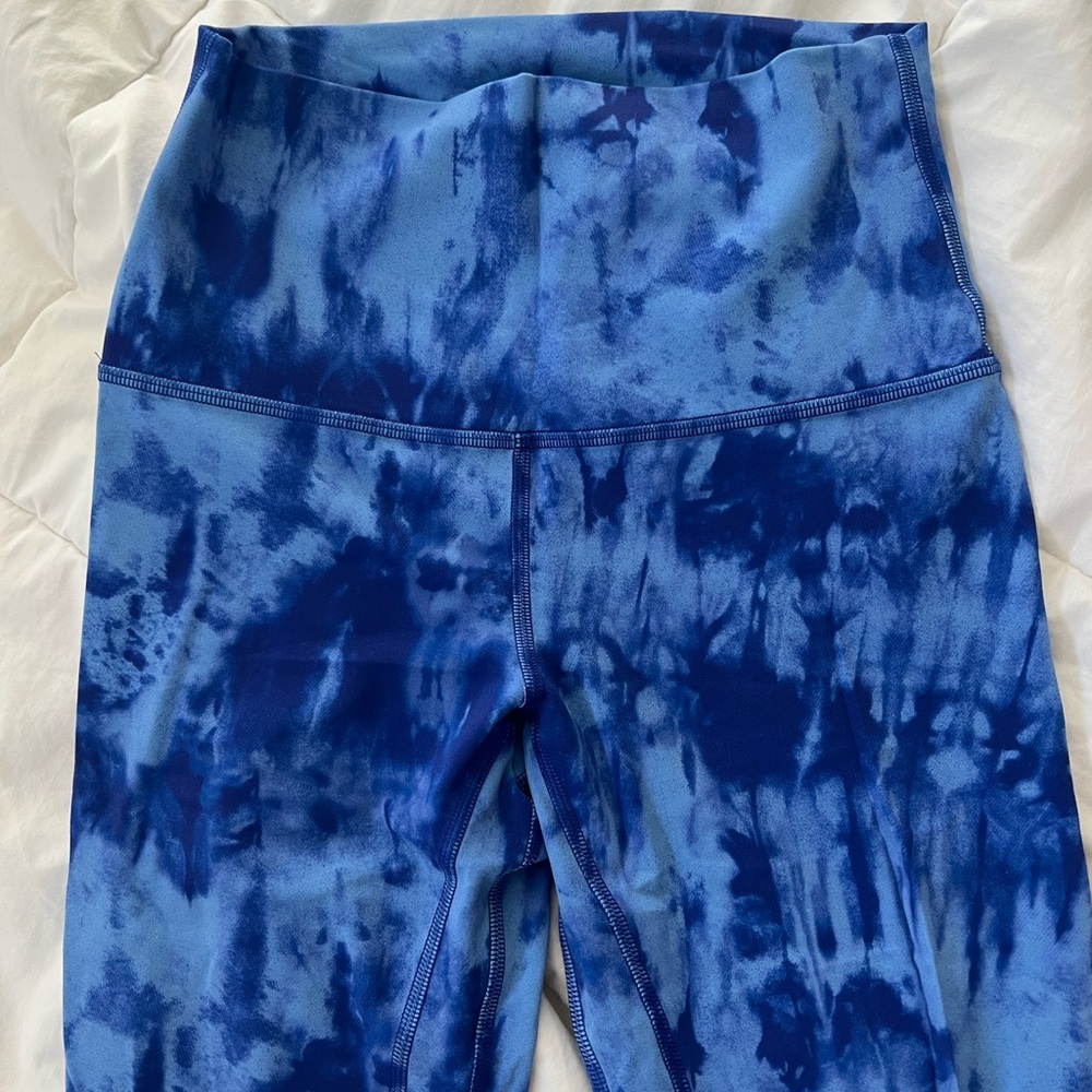 lululemon Align Pant 25” blue dye pattern